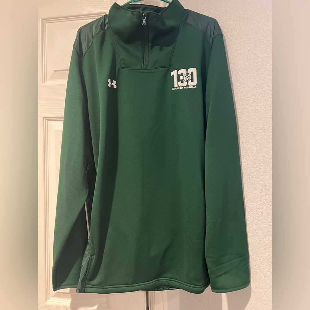 Under Armour CSU Colorado State University 1/4 zip Jacket XXL